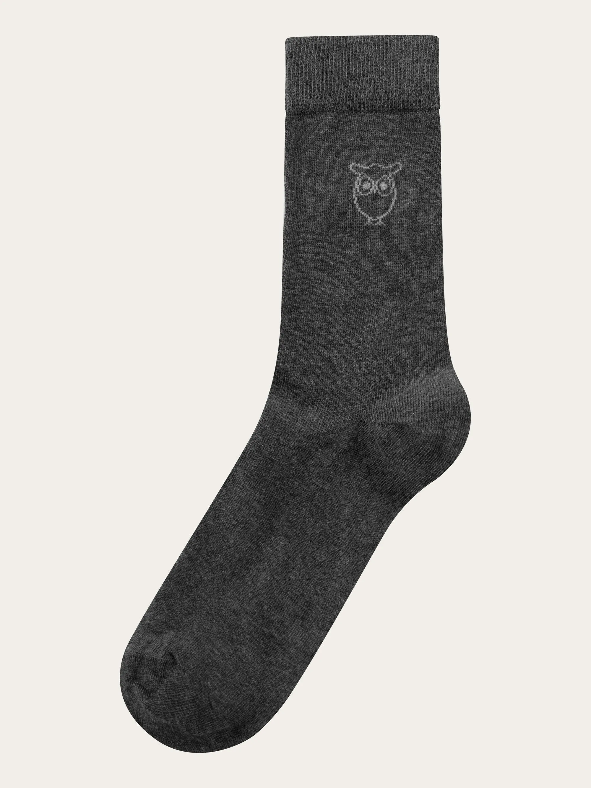 4-pack socks - solid socks - Light feather gray