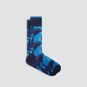 Abstract Mid-Calf Socks