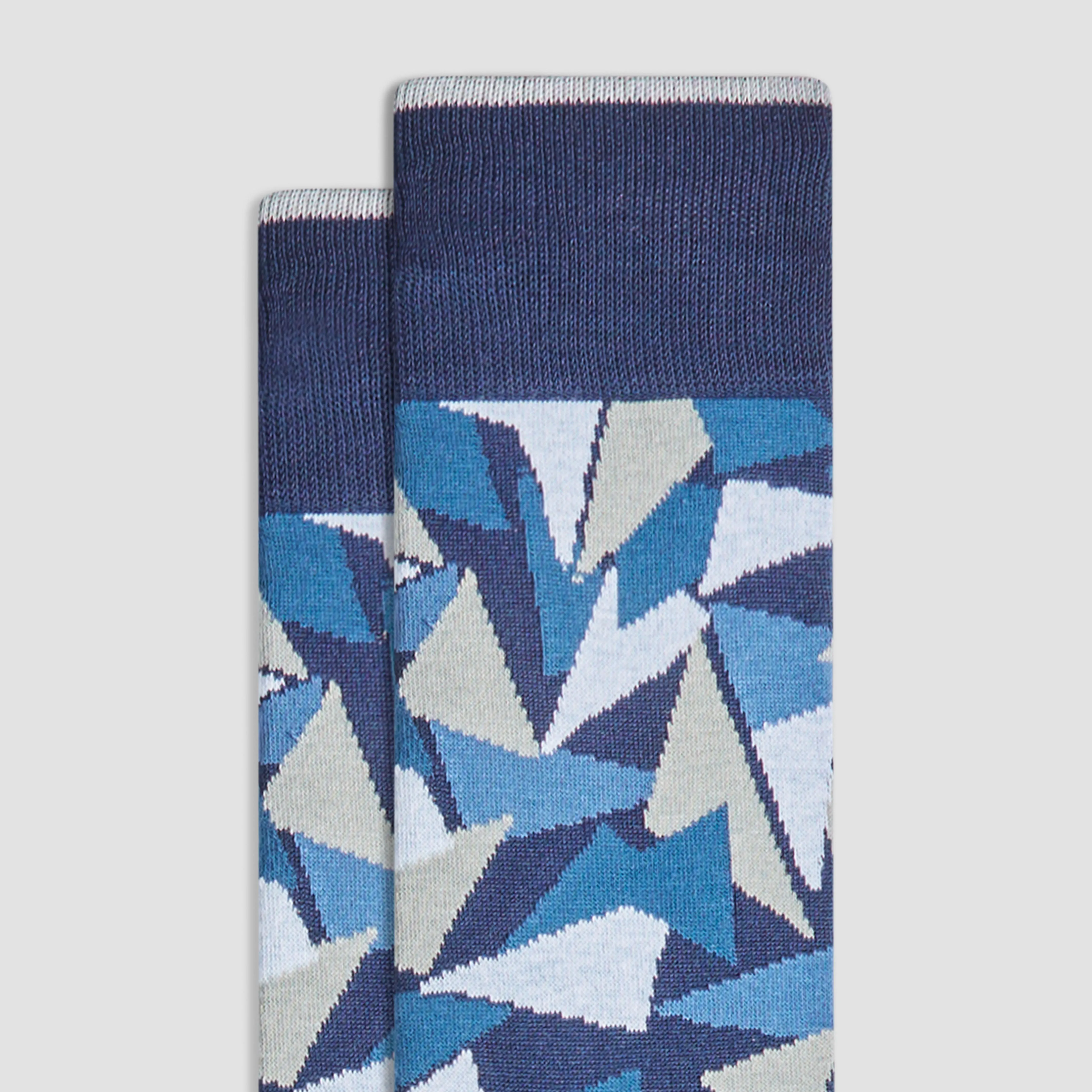 Abstract Mid-Calf Socks