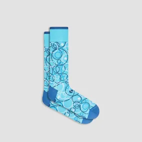 Abstract Mid-Calf Socks