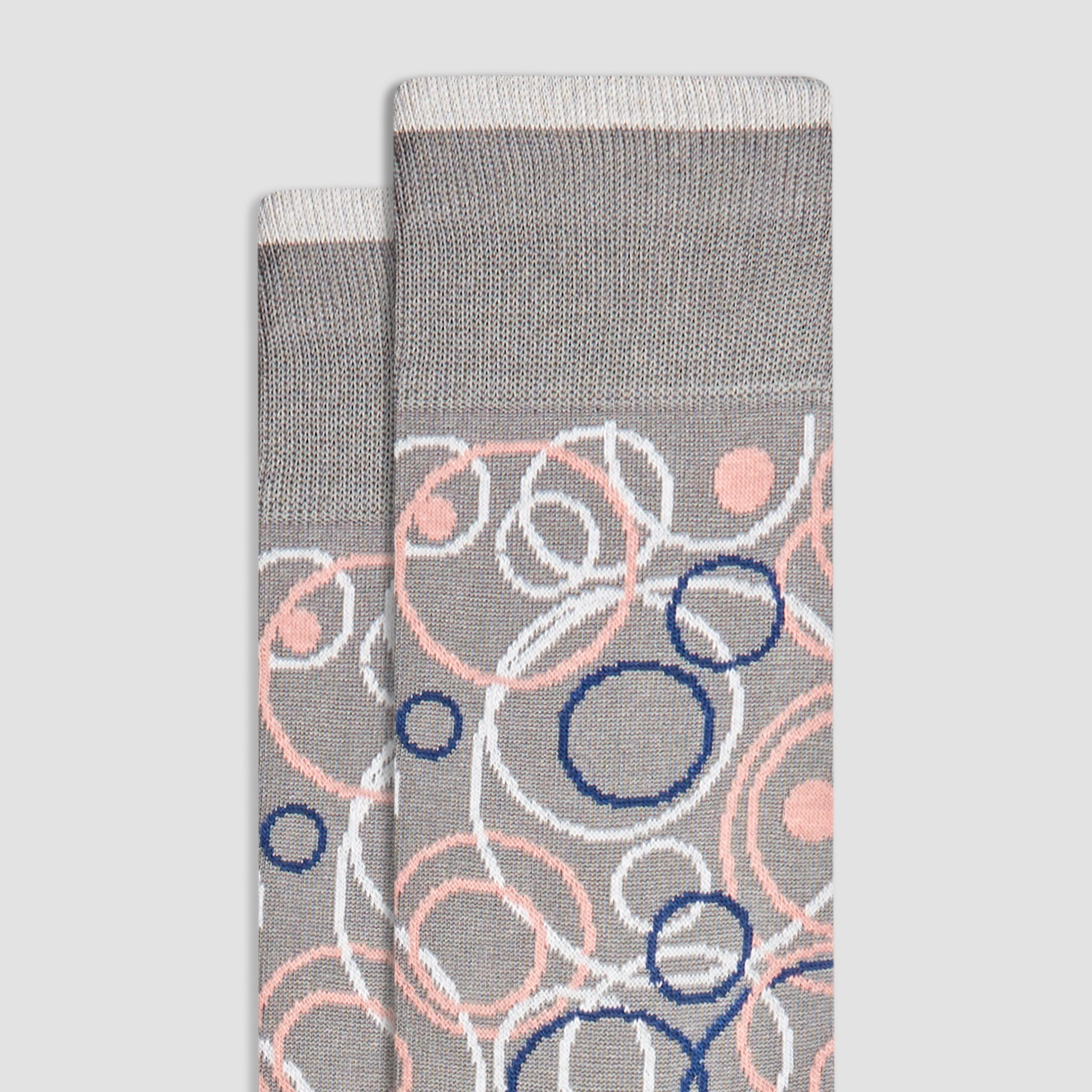 Abstract Mid-Calf Socks