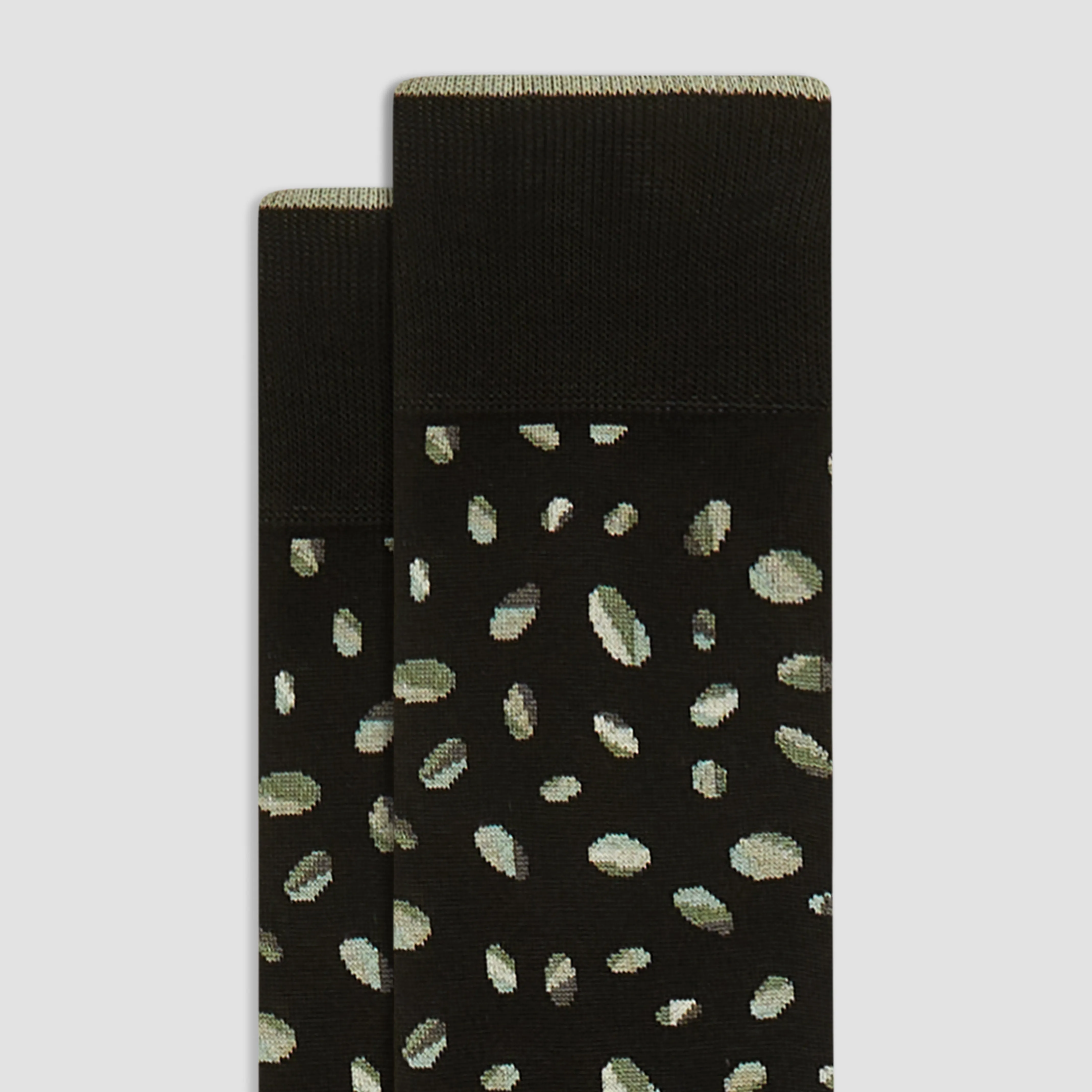 Abstract Mid-Calf Socks