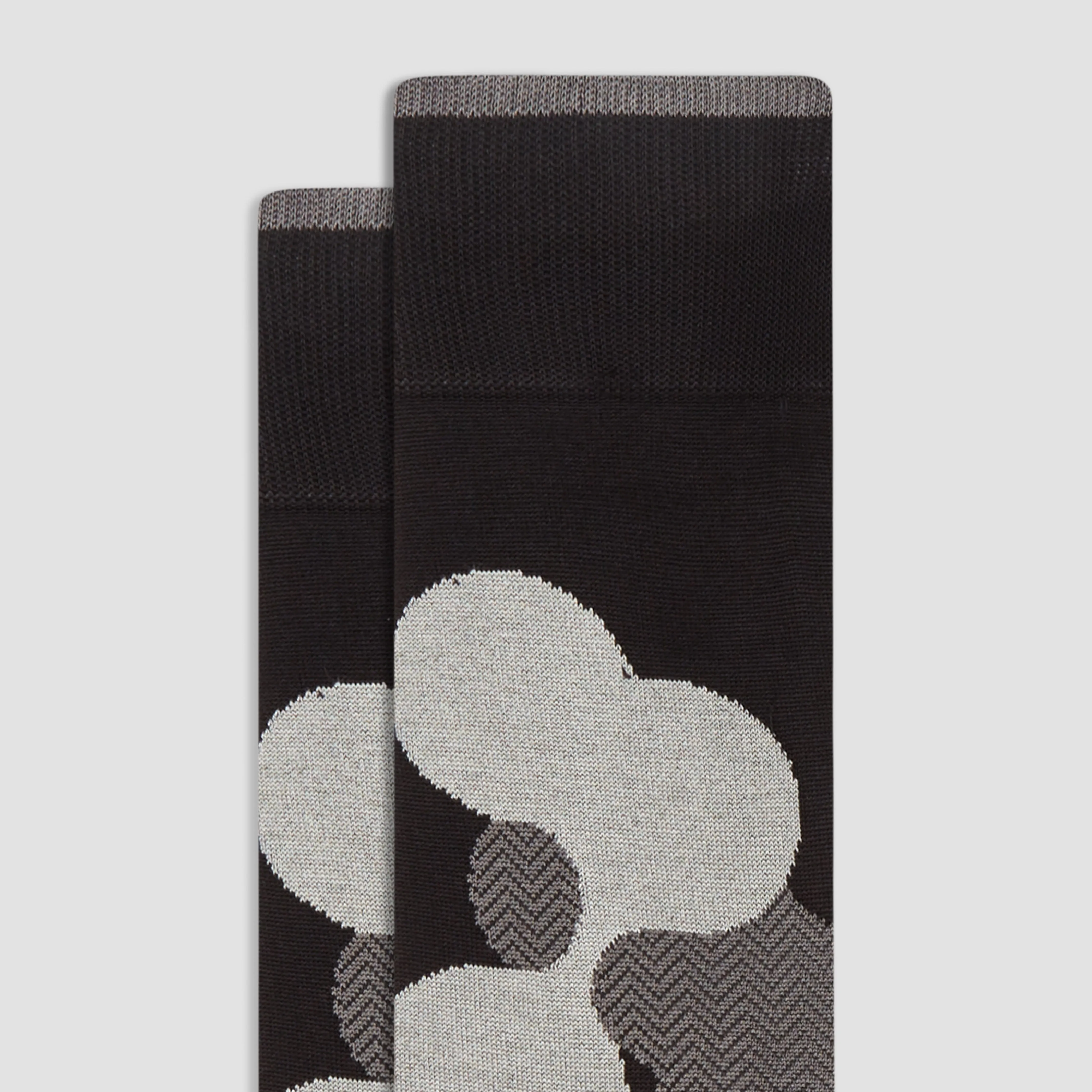 Abstract Mid-Calf Socks