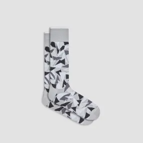 Abstract Mid-Calf Socks