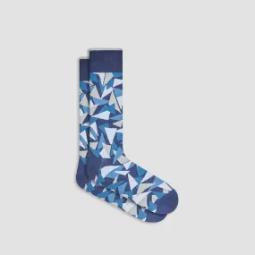 Abstract Mid-Calf Socks