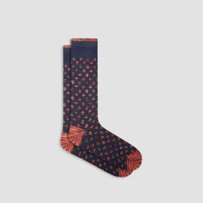 Abstract Mid-Calf Socks