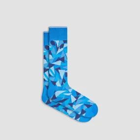 Abstract Mid-Calf Socks