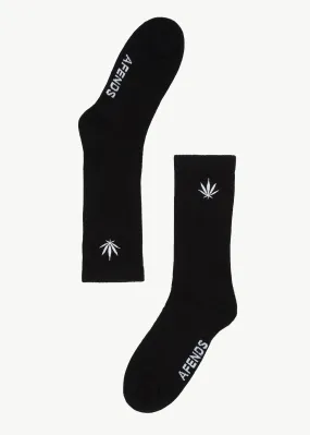 AFENDS Mens Happy - Socks One Pack - Black