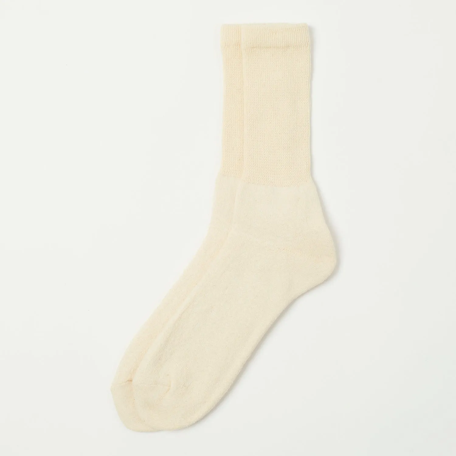 Anonymous Ism Organic Cotton Supersoft Crew Socks - Natural