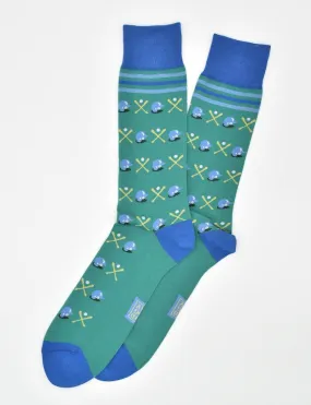 Batter Up: Socks - Green