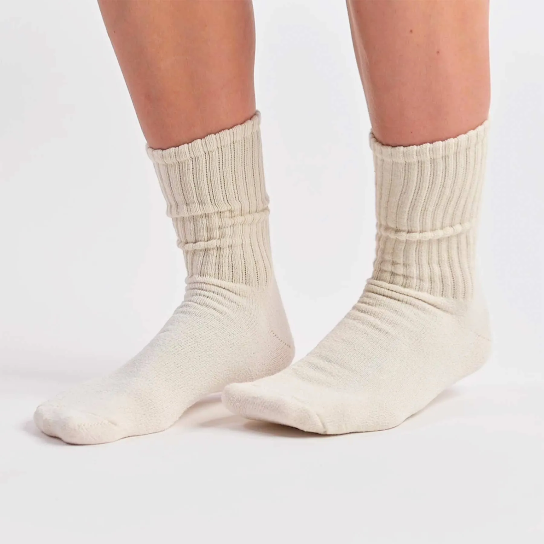 BAYSWATER 3-Pack Organic Cotton Crew Socks (Grown & Made in USA)