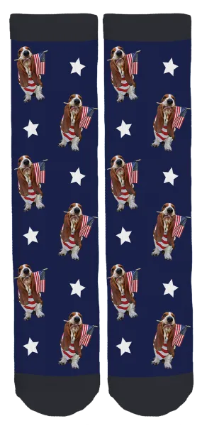 Beauregard Bishop July 4th Crew Socks