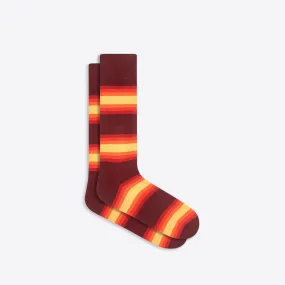 Block Stripe Mid-Calf Socks