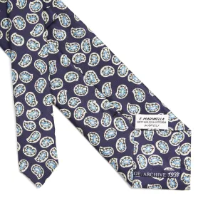 BLUE SILK TIE