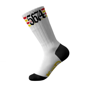 Cash Kidd - White 5674 Socks