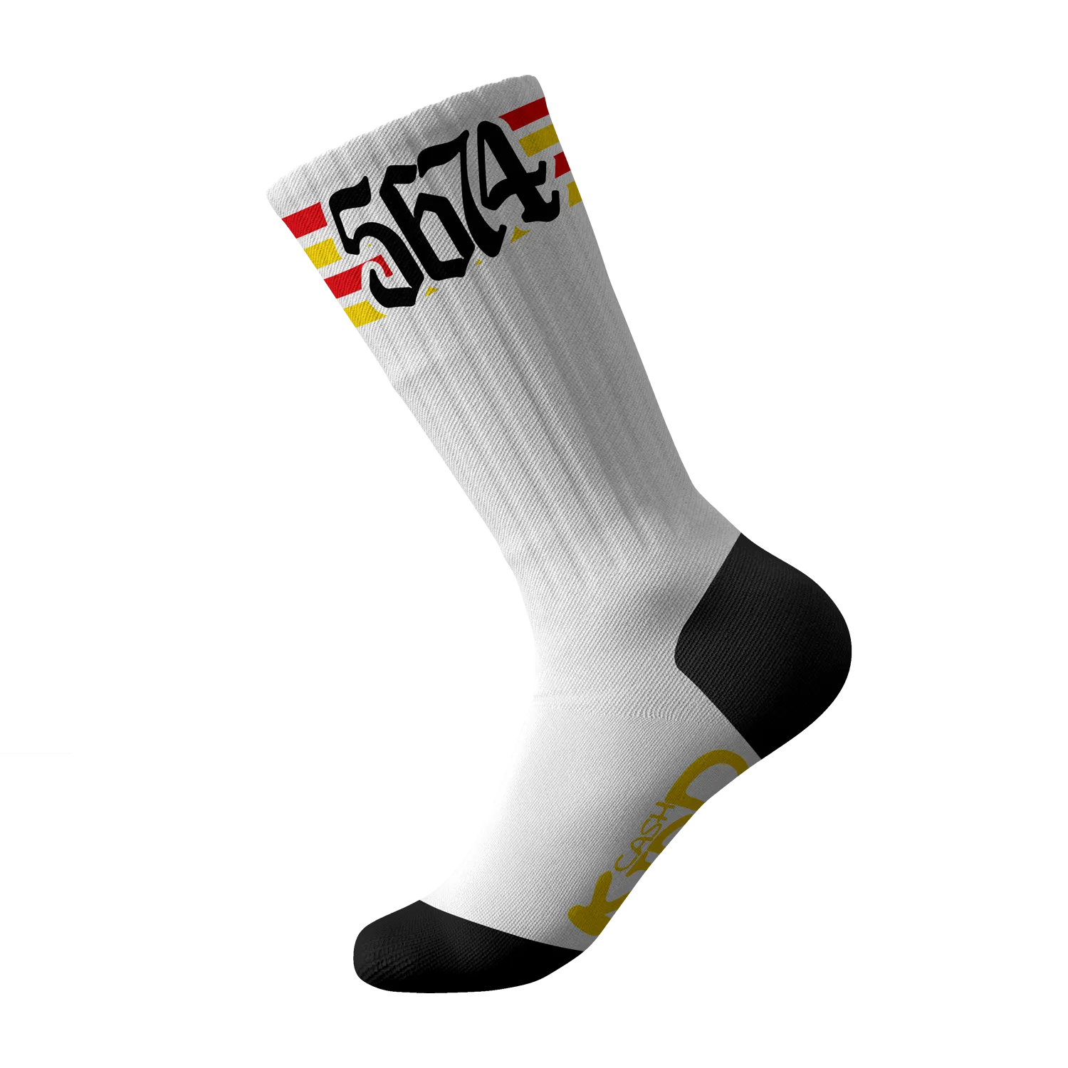 Cash Kidd - White 5674 Socks