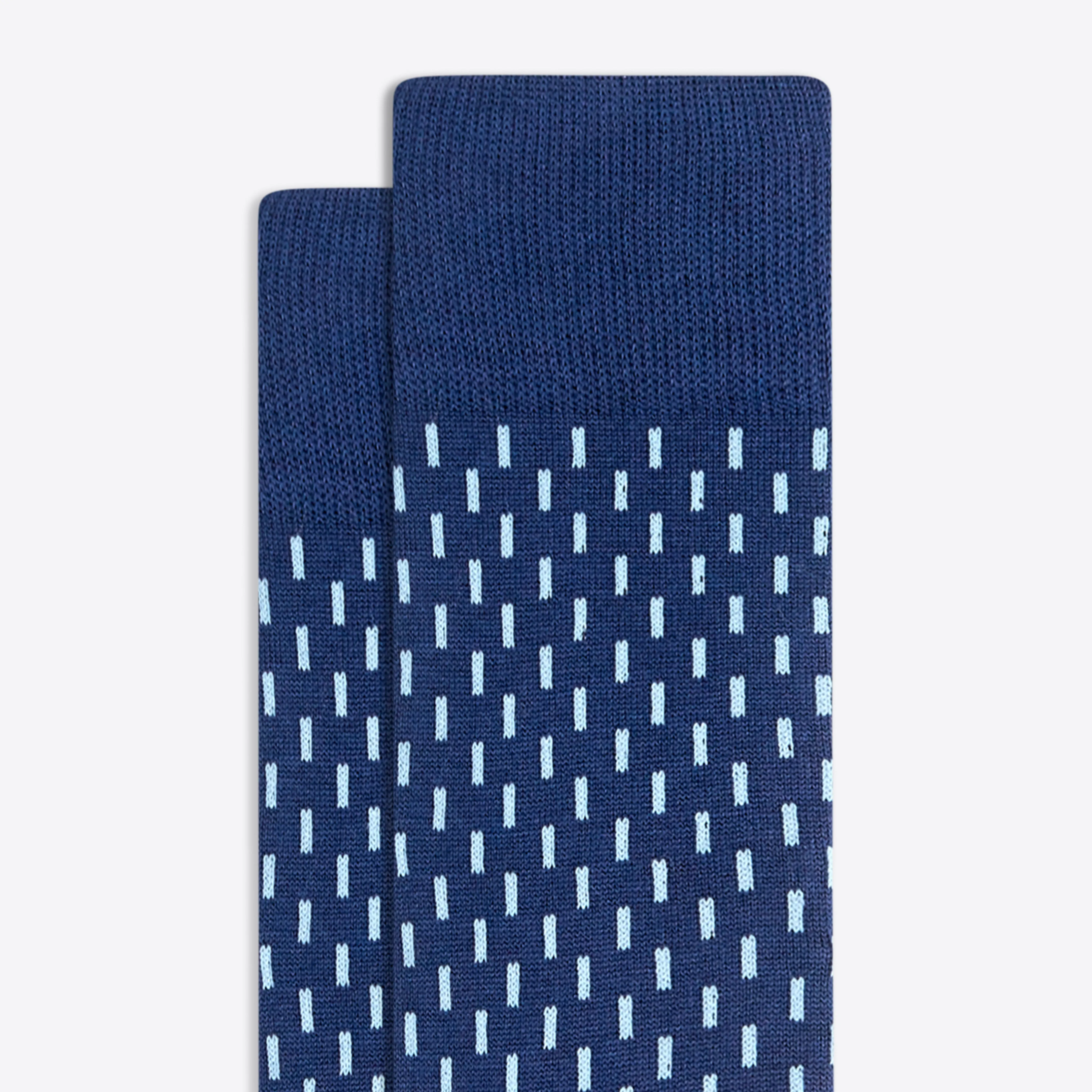 Chalk Stripe Mid-Calf Socks