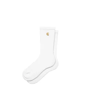 Chase Socks - White / Gold