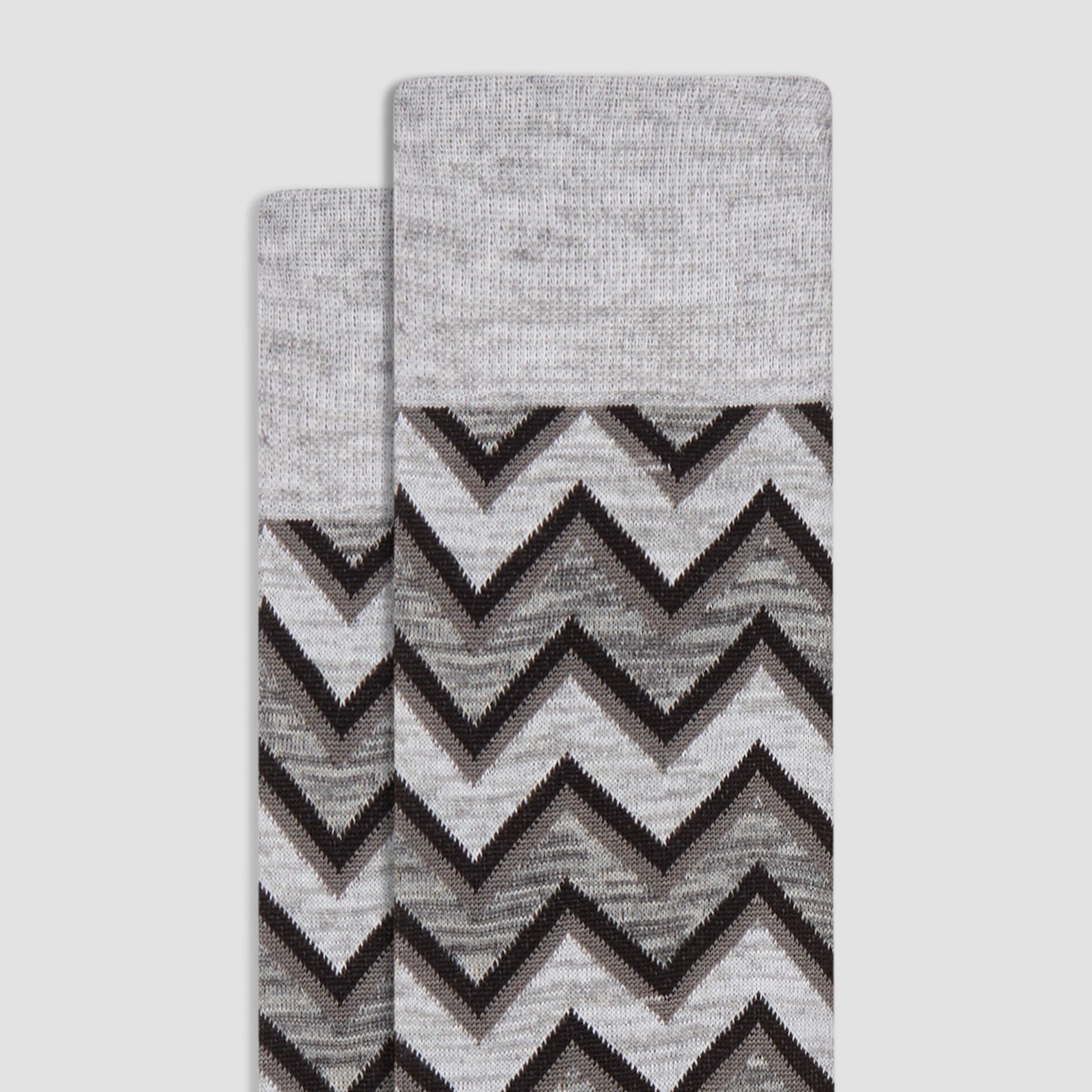 Chevron Mid-Calf Socks