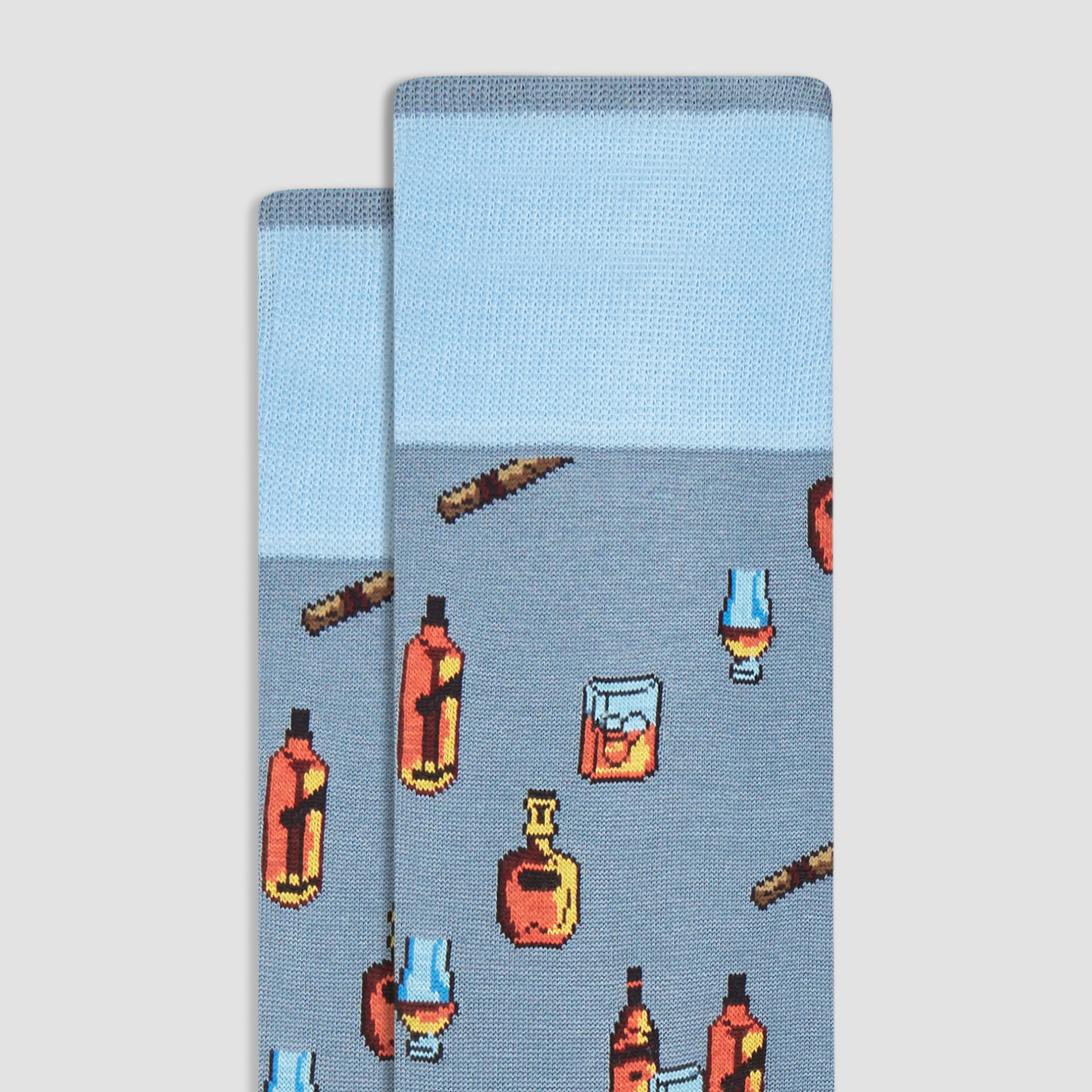 Cigar Bar Mid-Calf Socks