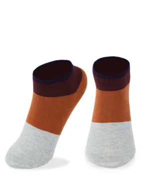 Color Block Ankle Socks