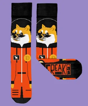 Dog Moon Boy | USA Made Socks