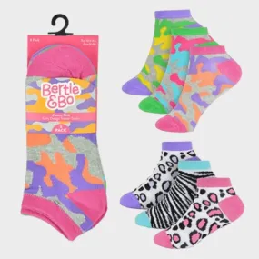 Girls 3 Pack Trainer Socks