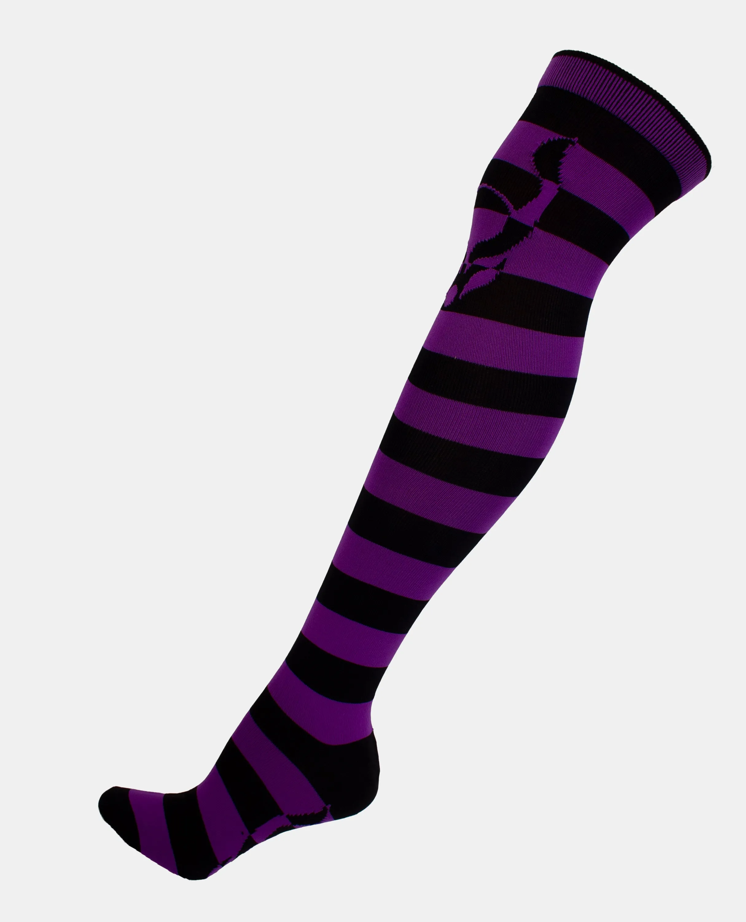 GIRLS CYBERSTRIPE SOCKS LONG