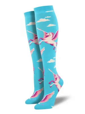 Ladies Pegasus Knee High Socks