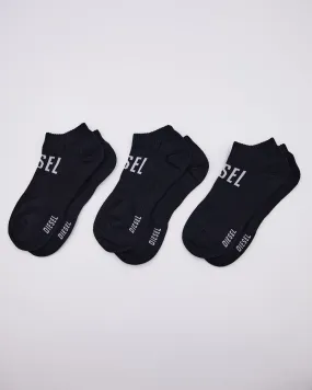 Libby 3 Pack Active Socks Black