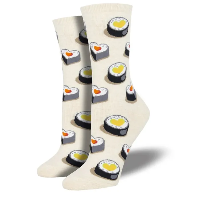 'Love at First Bite' Women's printed socks