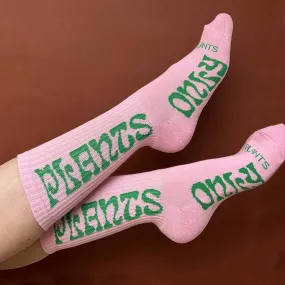 Only Plants - Eco Socks - Pink