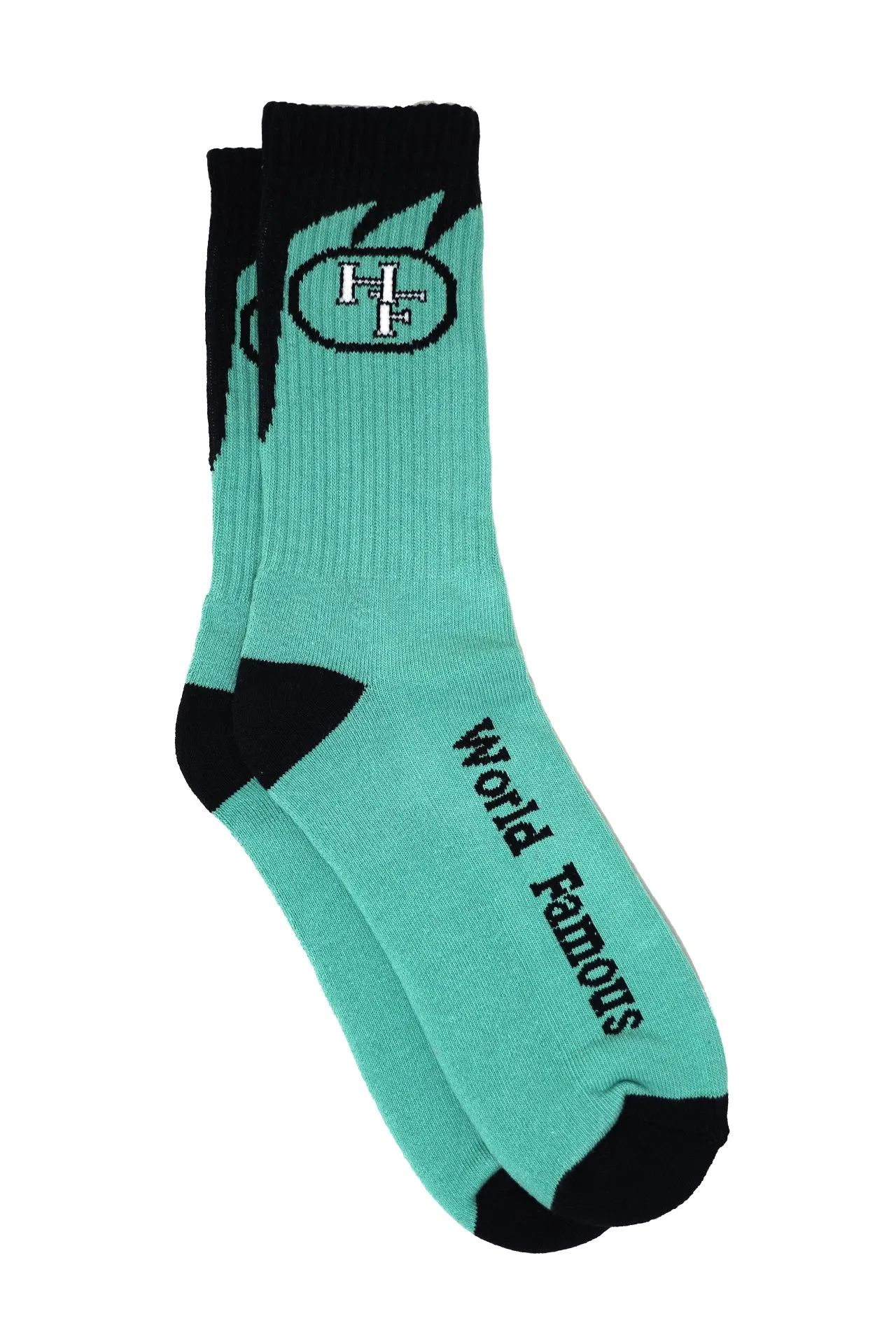 Shark Tooth Socks Turquoise