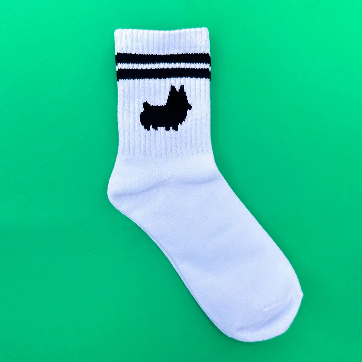 White Corgi Crew Socks (restocked!)